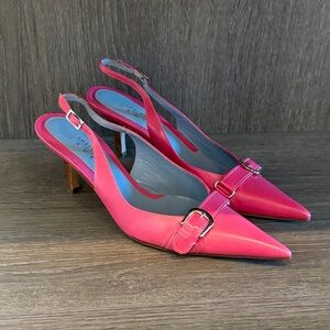 Pink Slingback Heels